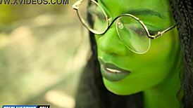 think kenna james fingering ana foxxx to cum in cosplay parody?