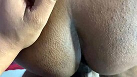 Exotic Indian beauty fingers herself to squirting romantic climax