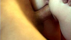 A Horny Redhead Housewife Shaved Pussy Rides Monster Cocks in Swingers Gangbang Close-Up