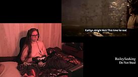 damn check out this naked bbw brunette with big tits and ass