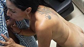 Hot stepsons cock stretches tight mature pussy doggystyle now!