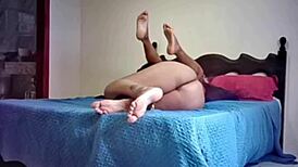 caught two hotties licking pussies and asses in hot lesbian video call