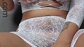 What If Busty Teacher's Toy Orgasm Hits During Alone Time?