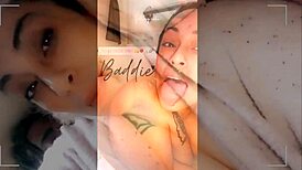 Rosie Baddie Bares Big Tits and Ass in Baddies Bubbles