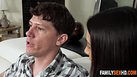 What if teen stepsis sucks stepsis for the tv remote?