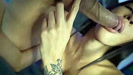 i creampie stepsis tight pussy after rough doggystyle whore fuck then eat cum