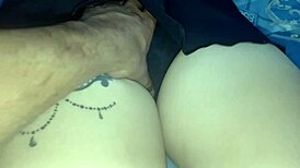 Naughty stepdad creampies sexy latina stepdaughter bent over alone at home!