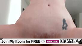 ever seen a busty dominant milf deepthroat a submissive guy's monster cock till she squirts everywhere on him?