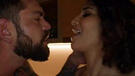 hey check this horny latina with massive tits getting roughly pounded to orgasm