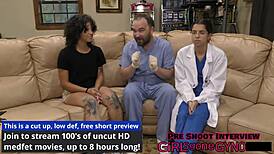nicole luva's new scrubs get her fingering in the hospital