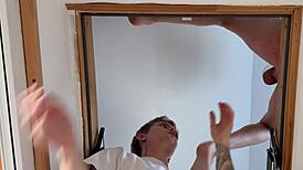 twink begs for more after taking huge cock in tight asshole