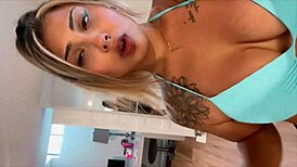 giovana brazil flaunts her massive natural tits casually