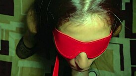 bdsm slave bound in lingerie takes toys fingering deepthroat and rough domination to creampie fantasy cumshot 😈🔗💦