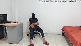 Stepsister Eyes My Pulsing Big Hard Cock Ready to Stretch Her Tight Hole