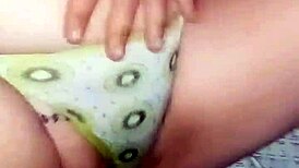 studio shoots chubby milf slipping panties aside for the shot