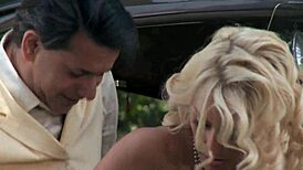 natasha marley tempts fate with outdoor monster cock facial in fishnet stockings