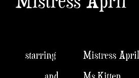 In Rosen Garden part 3 dominatrix Mistress April binds and fucks her submissive whore outdoors