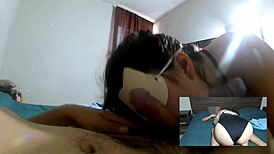 mi hermanastra dice ven jugamos con mi boca y tetas bbw latina