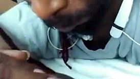 Close-up milf wife sucks hairy pussy and squirts wet orgasm