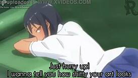 hey class, watch this teen footjob trick in the classroom fetish game