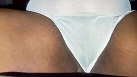 Crente Milf in See-Through White Panties Cums Hard on Big Pussy Cameltoe