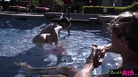 Cock Craving Savannah Sixx Controls Stepbro's Dick with POV Blowjob and Handjob