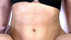 he can't resist my natural big tits bouncing as he fucks my tight pussy deep 😩💦🔥