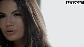 Hot Babes Slip Into Stockings For Steamy Morning Lesbian Playtime With Whiteboxxx