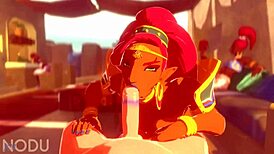 urbosa like sucking my cock then fucking hard ughh