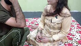 I finally met my hot Indian desi girlfriend showed her new room fucked hard Hindi moans