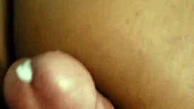 Sexy ebony babe rides monster black cock with her fine ass bouncing