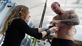 angel emily gets her ass wrecked by mike angelo's rough pounding one night