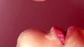 young stepmom mommy sucks cock deep in close-up blowjob action