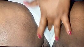 Crente Milf in See-Through White Panties Cums Hard on Big Pussy Cameltoe