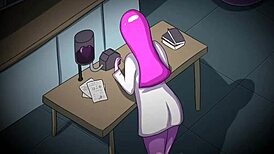 princess bubblegum rides monster cock to orgasm in dark heart threesome