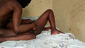 i finger this squirting black pussy hard after pounding it deep