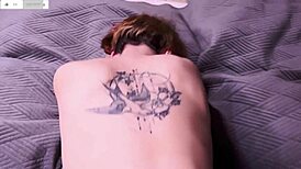 pov doggy with my hot wife in lingerie she's cumming hard on his big cock 🔥💦