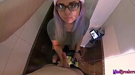 Hey, imagine fucking your super hot step-sister in the toilet on holiday... dirty deepthroat dream!