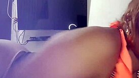 colombiana stays quiet cuz neighbor's spying on her big tits 🔥👀 