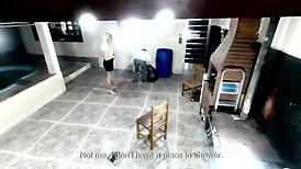 guy asks wife for help but rips clothes for blowjob doggystyle lick riding dirty tricked sex