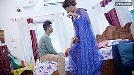 desi indian hubby shows how to fuck two horny desi wives in full threesome with double pussy pounding 😈👯