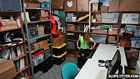 Blonde Teen Slut's Hardcore Fuck with Tits Bouncing and Blowjob Action