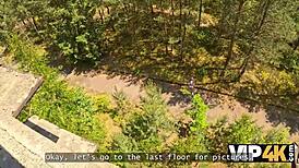 milena ray says yes to public pounding before bf even talks... oops