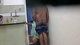 Desi Maid Sucks Big Indian Cock Between Her Tits