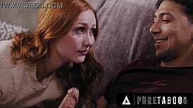 Furious milf serene siren catches stepson drilling bound stepsister scarlet skies roughly