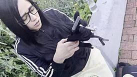 conoci a estefani la puta hermosa chupadora de culo vecina colombiana loca 😜🍑 ass worship ball licking