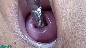 mature lesbians shove into cervix and pee holes kinky