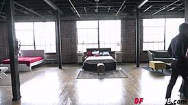 kyler quinn rides big black cock in cuckold interracial session