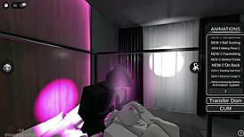 while boyfriend sleeps plague doctor roughly anal fucks sexy young patient