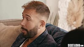 Latina therapist solves couple with hardcore pussy lick fuck